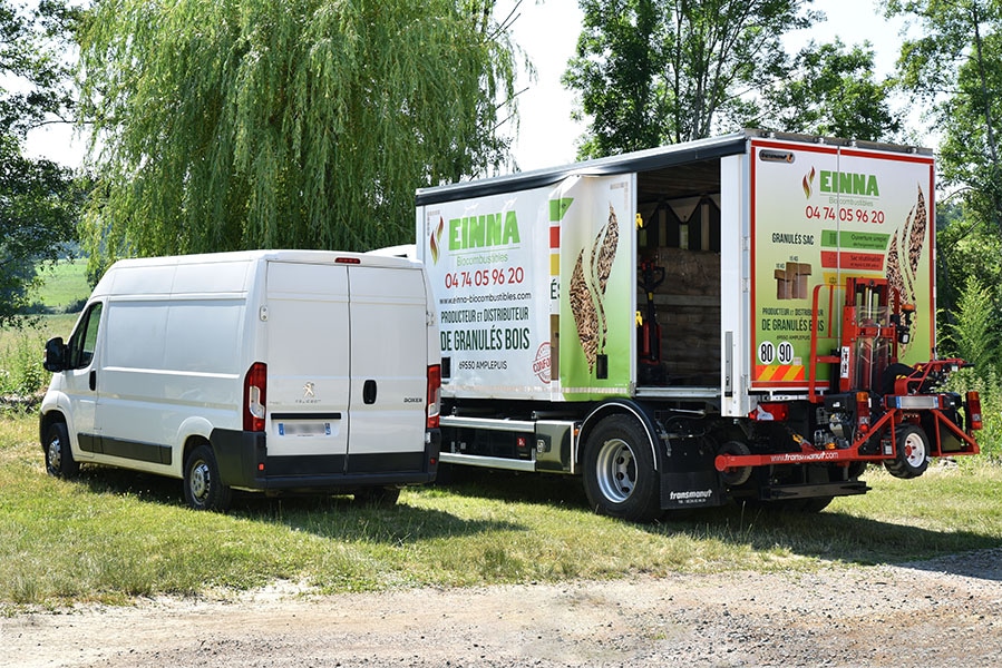 Livraison de pellets de bois à Roanne